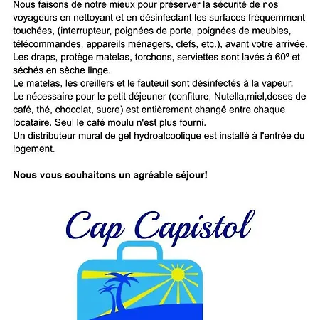 Cap Capistol Le Cap D'agde Vue Port Διαμέρισμα Agde