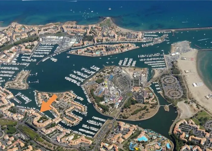 Cap Capistol Le Cap D'agde Vue Port アパート *